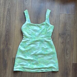 Lulu's Green Bodycon Mini Dress for Weddings